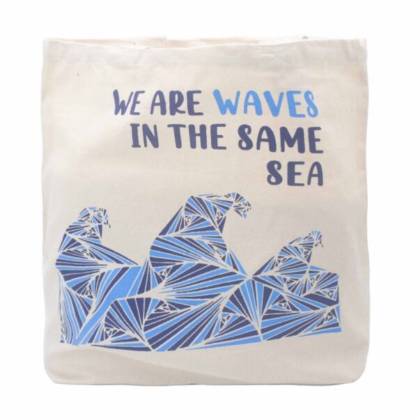 Puuvillane kott "We Are Waves" - Image 9